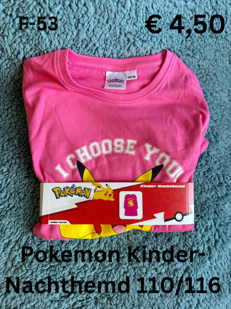Pokemon Kinder-Nachthemd